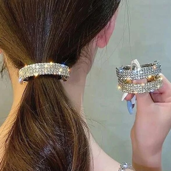 Gorgeous Bling Hair Accessory barrette prom formal main image 4
